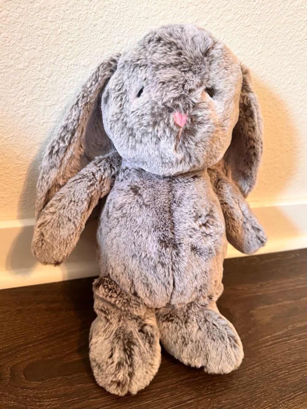 Bunny Plush Kids Grey Floppy Ear Rabbit Animal Adventure So Soft Easter